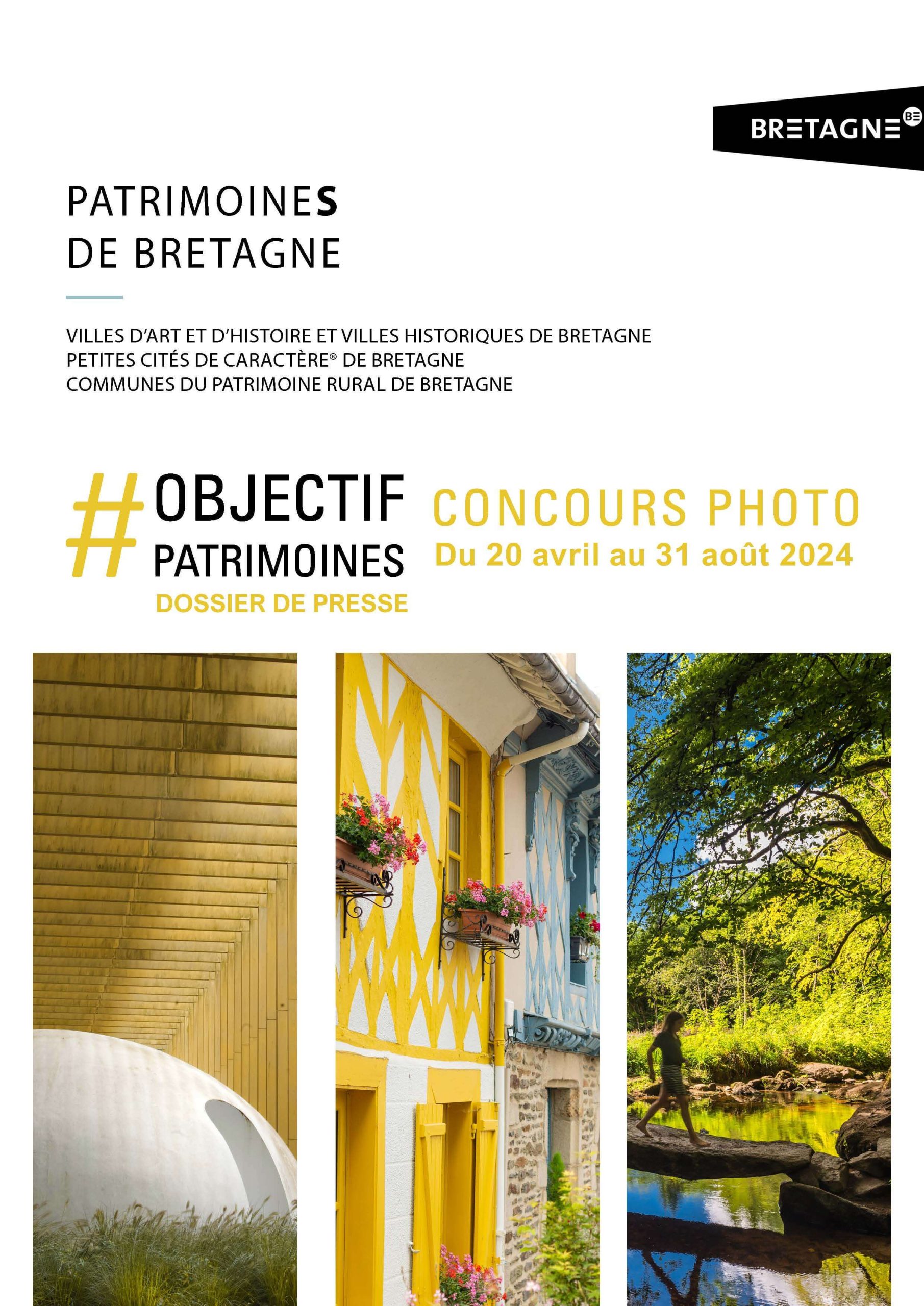 Dossier de Presse - Concours photo 2024 #Objectif Patrimoines